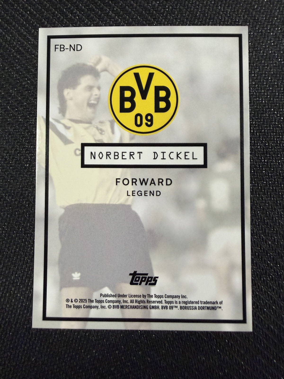 Topps Focus BVB 25/26 Norbert Dickel /75