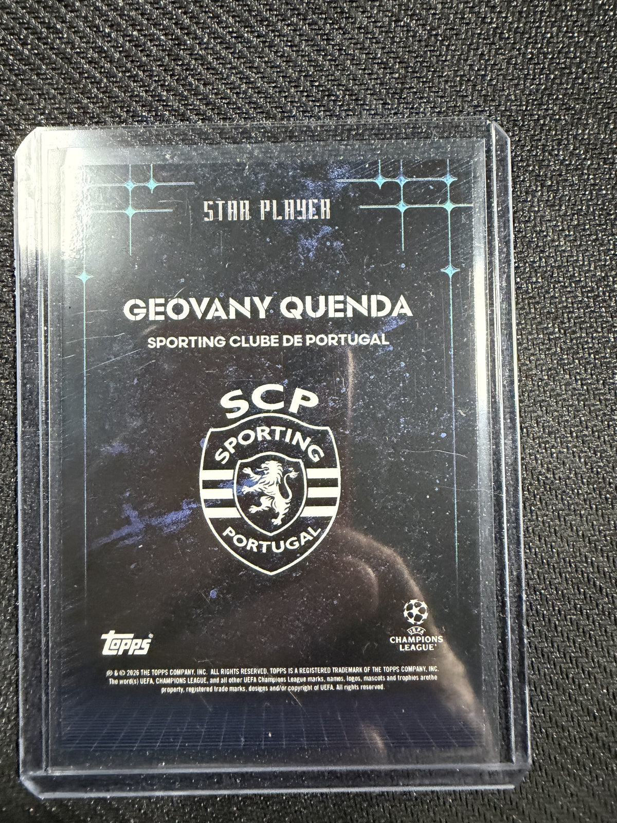 Topps Knockout Star Player - Geovany Quenda /99