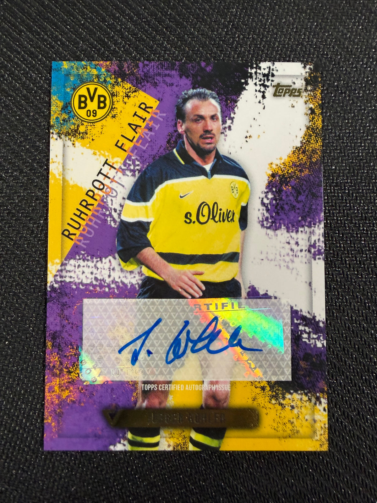 Topps BVB Vernissage JÜRGEN KOHLER Autogramm 2024 Borussia Dortmund