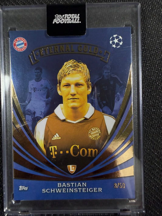 Topps Total Football Bastian Schweinsteiger Eternal Gold /50