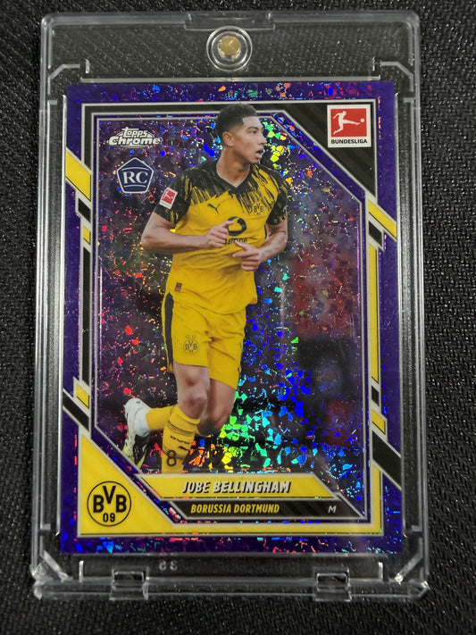 Topps Chrome Bundesliga 25/26 Jobe Bellingham Purple Mini Diamonds /75 Dortmund