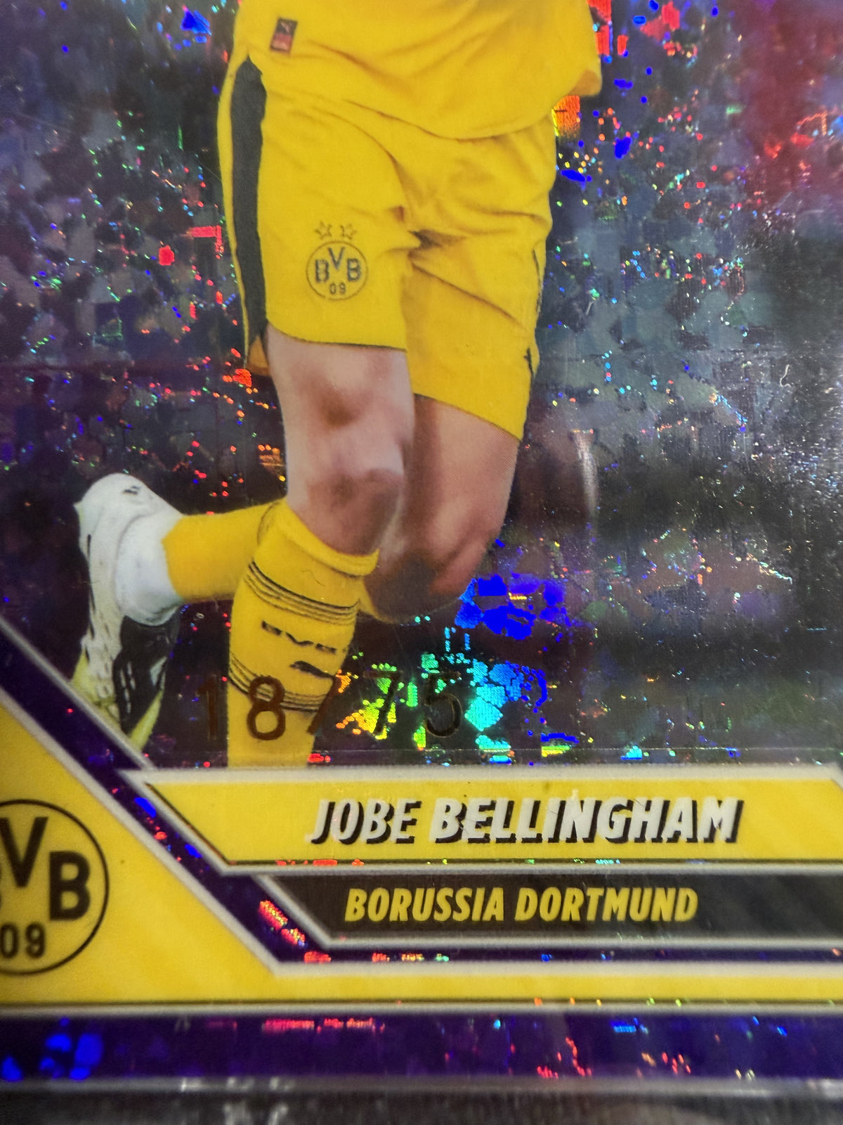 Topps Chrome Bundesliga 25/26 Jobe Bellingham Purple Mini Diamonds /75 Dortmund