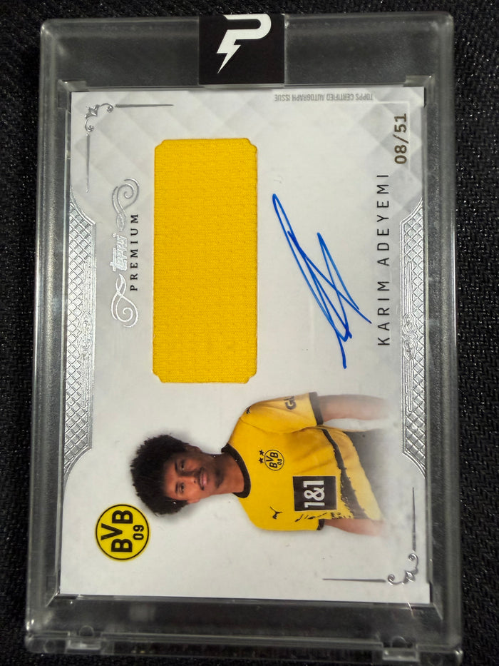Topps Premium Karim Adeyemi 08/51 Patch Auto