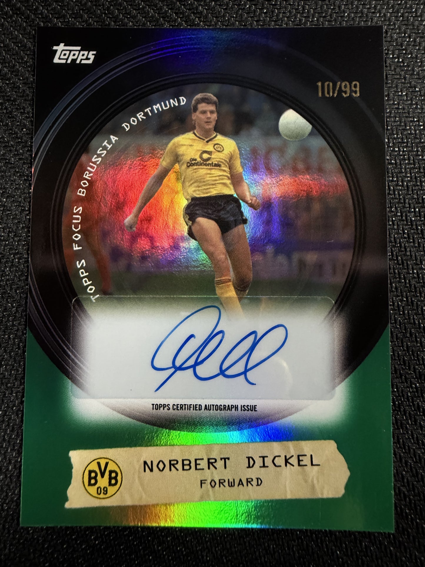Topps Focus BVB 25/26 Norbert Dickel Auto /99