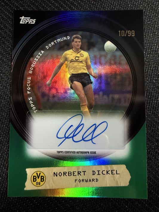 Topps Focus BVB 25/26 Norbert Dickel Auto /99