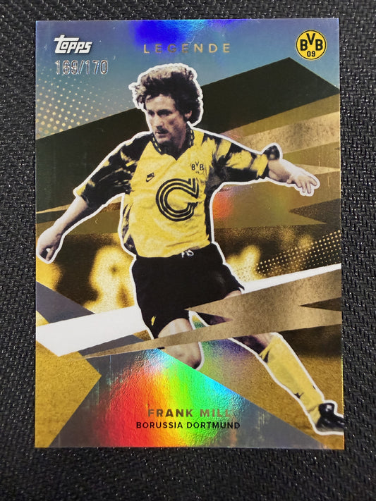 Topps Borussia Dortmund Team Set 2021-22 LEGENDE Frank Mill #/170
