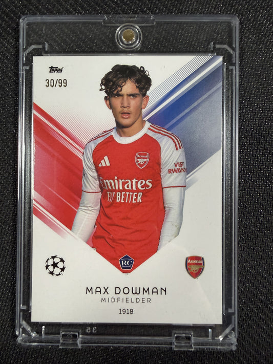 Max Dowman /99 RC Topps 2025/26 - Rookie - FC Arsenal London
