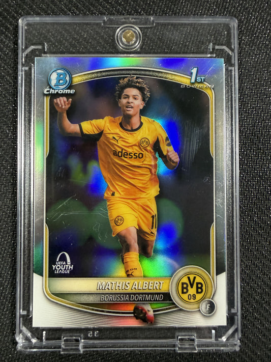 2025-26 Topps Chrome UCC - Mathis Albert 1st Bowman BU-MA