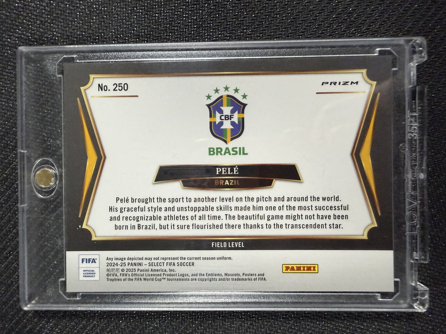 Panini FIFA Select 2024-2025 Pandora Parallel Field Level Pele #250
