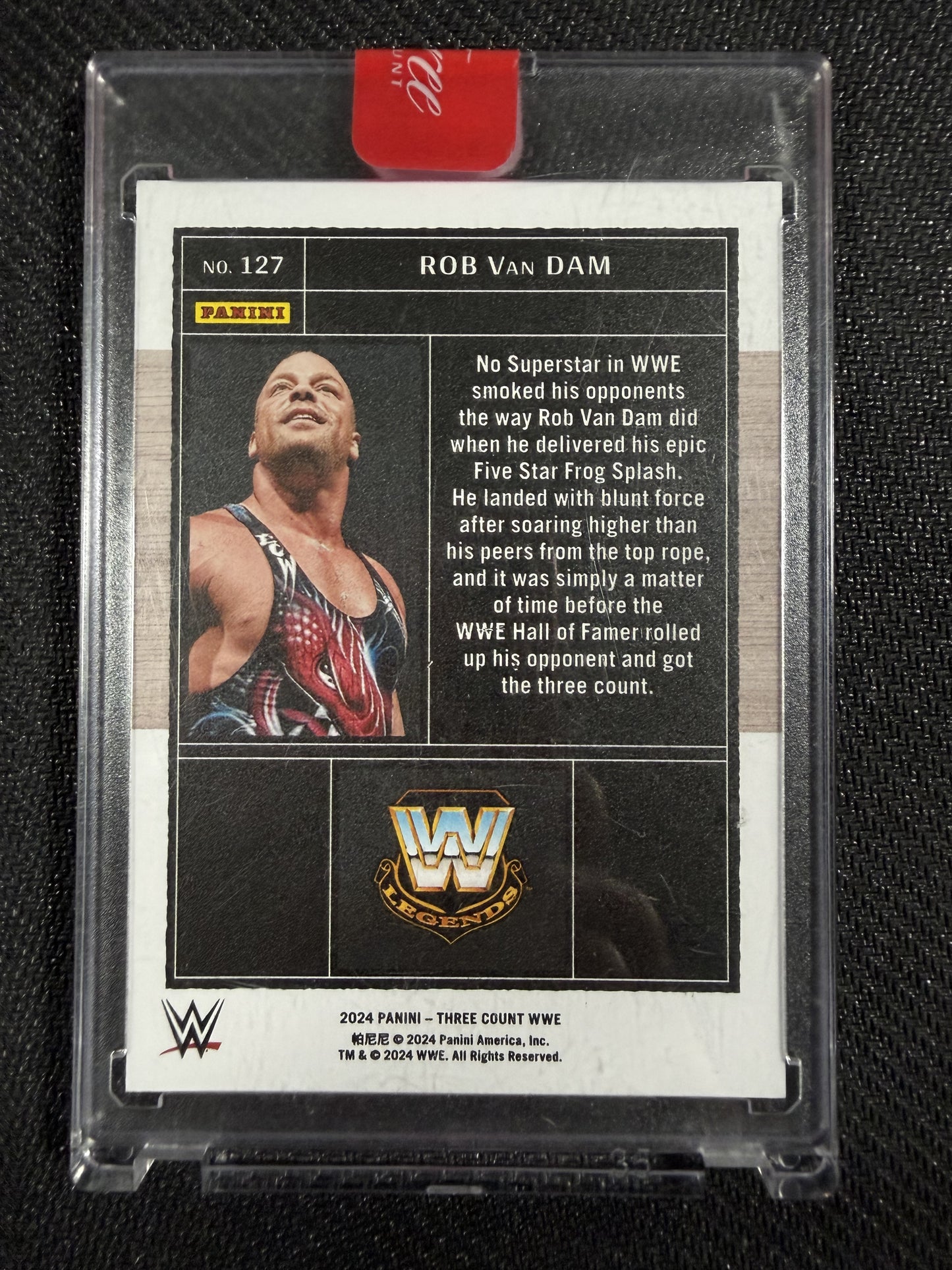 Panini Three Count 2024 - Rob Van Dam /25