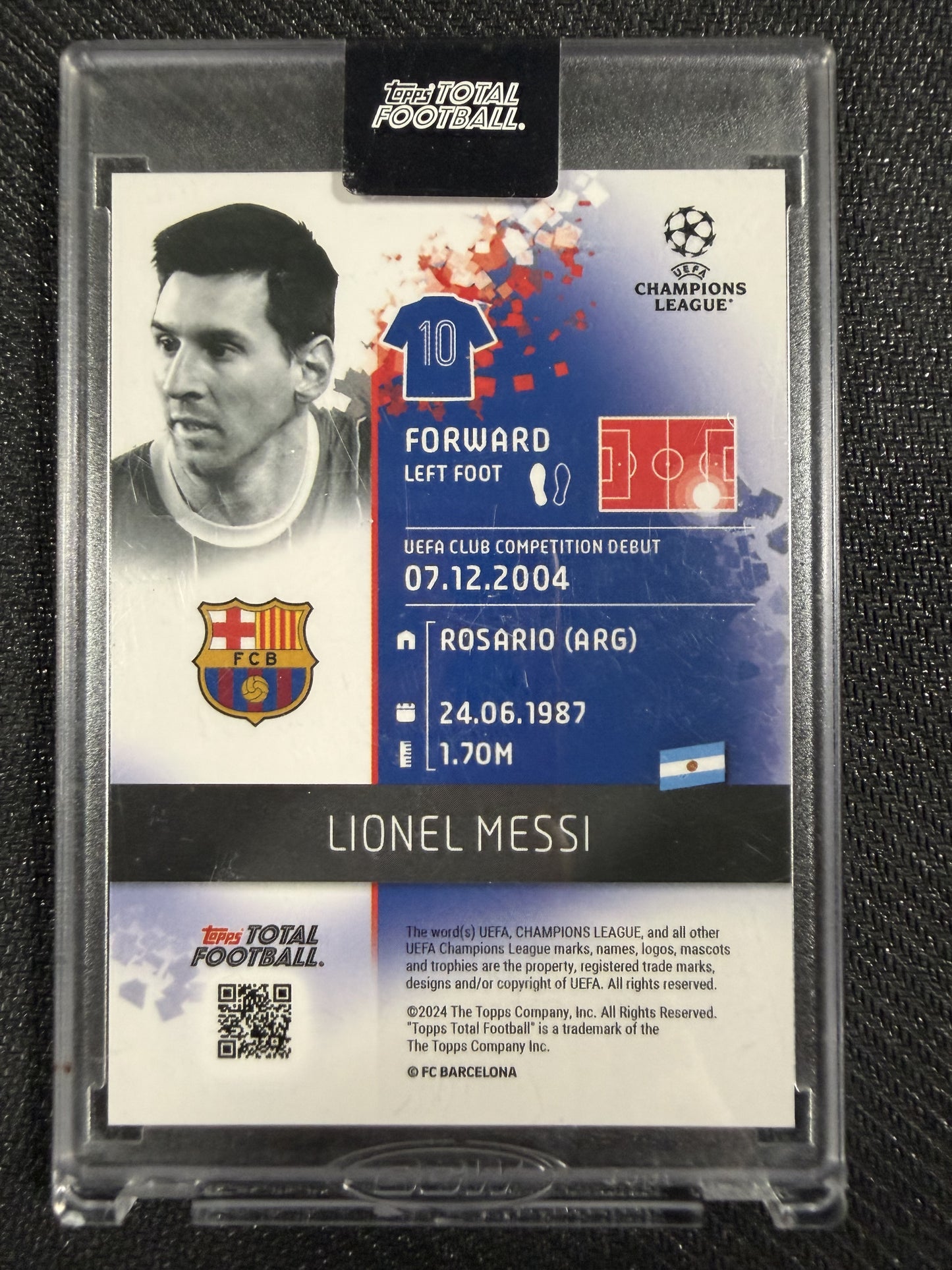 Topps Total Football Lionel Messi 04/25 Barcelona Reign Supreme