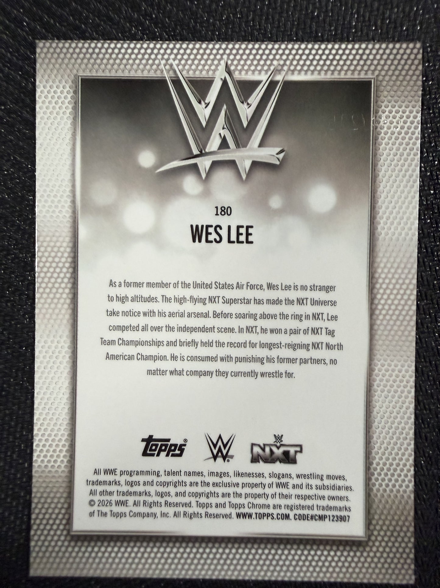Topps Chrome WWE - Wes Lee /275