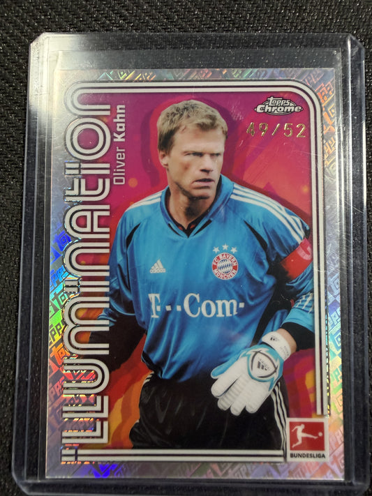 Topps Chrome Bundesliga 25/26 Oliver Kahn Illumination 49/52 Bayern München