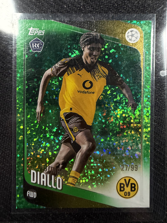 Ousmane Diallo RC /99 Topps Ucc Flagship 25/26 BVB Borussia Dortmund