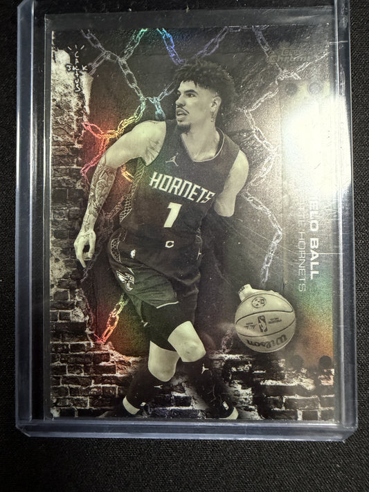 Topps Cactus Jack NBA 2025/26 LaMello Ball Refractor Card Charlotte Hormets