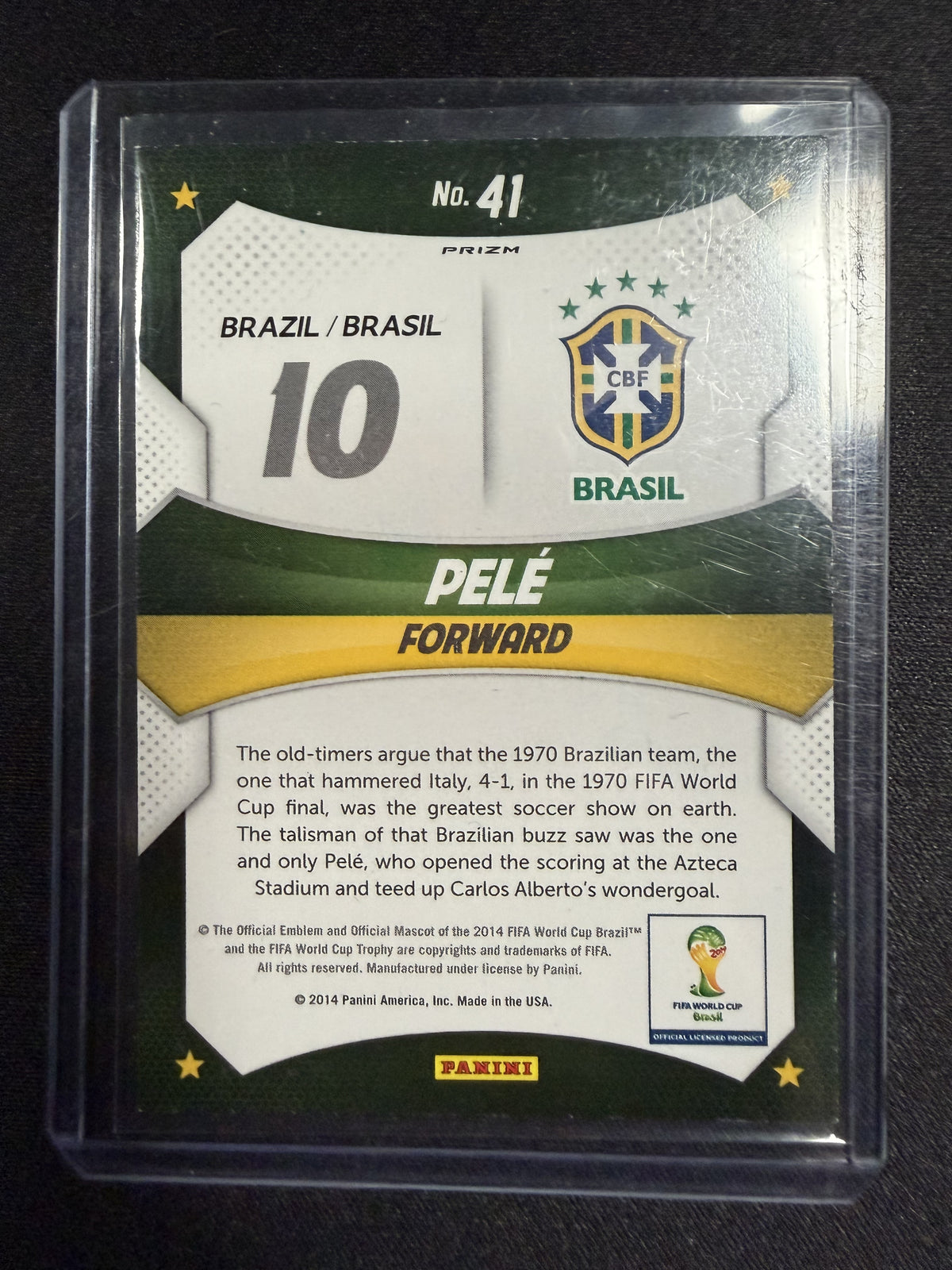 Panini Prizm 2014 Pelé