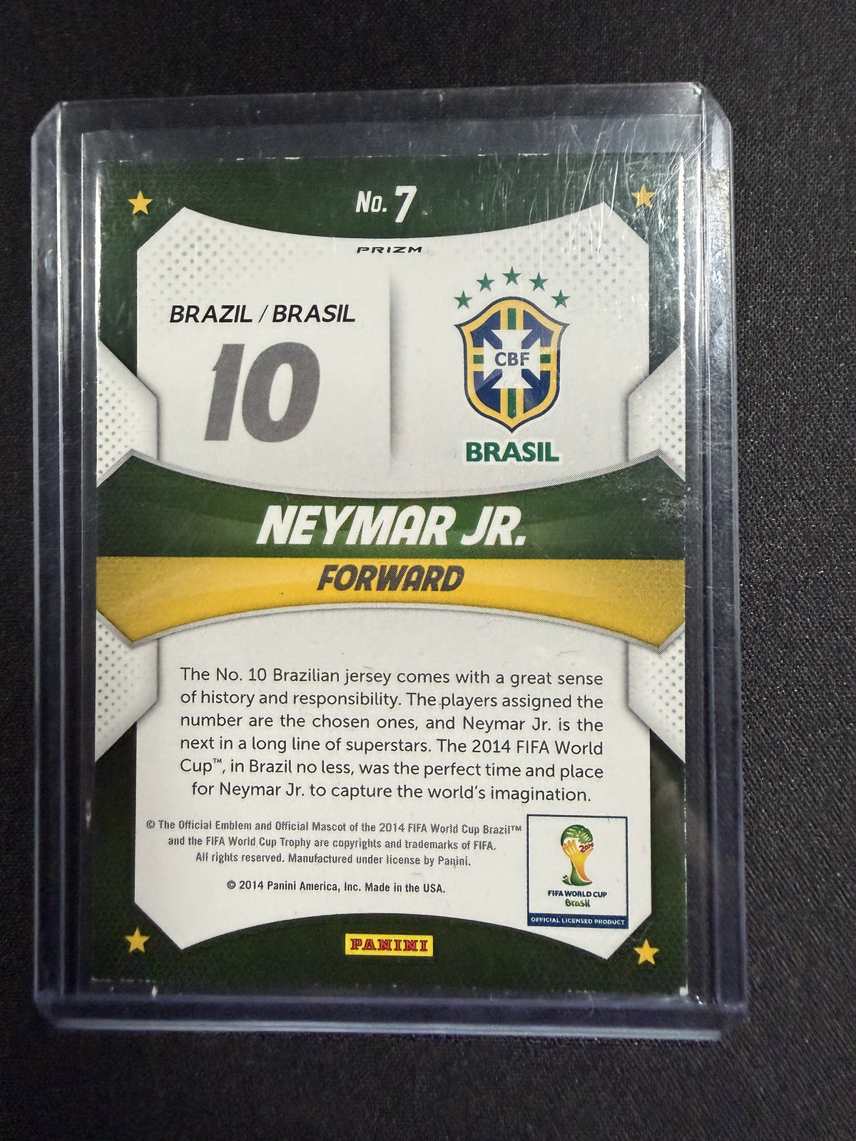 Panini Pizm 2014 Neymar